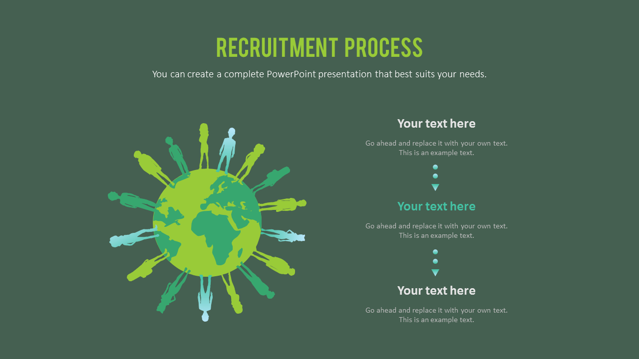 Recruitment Process PPT Background