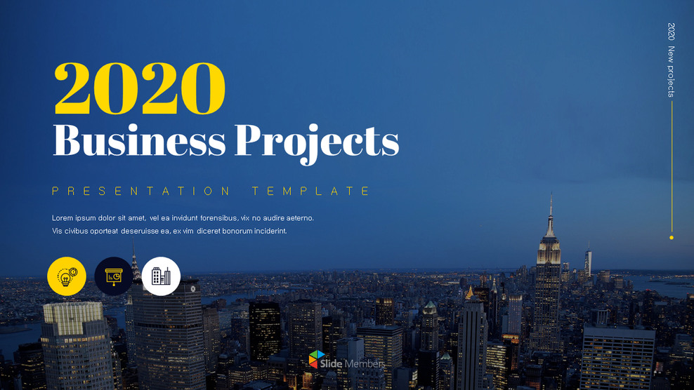 2020年商业项目单张幻灯片_01