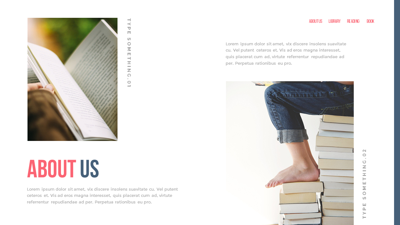 Library PowerPoint Templates for Presentation