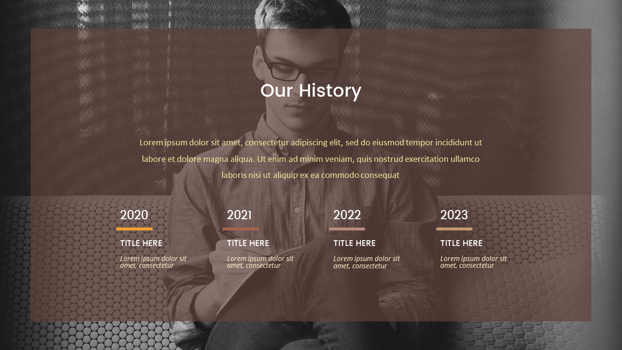 Our History PPT slide_02