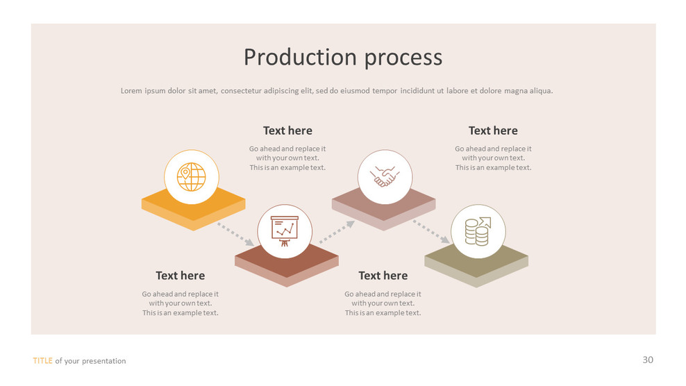 Production process Slide Deck Template