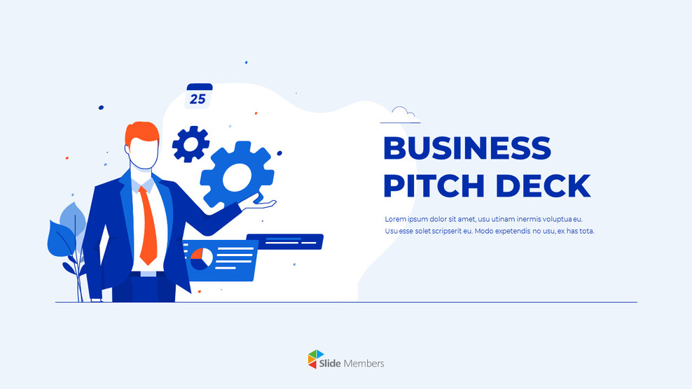 Business Pitch Deck Animation Design PPT_01