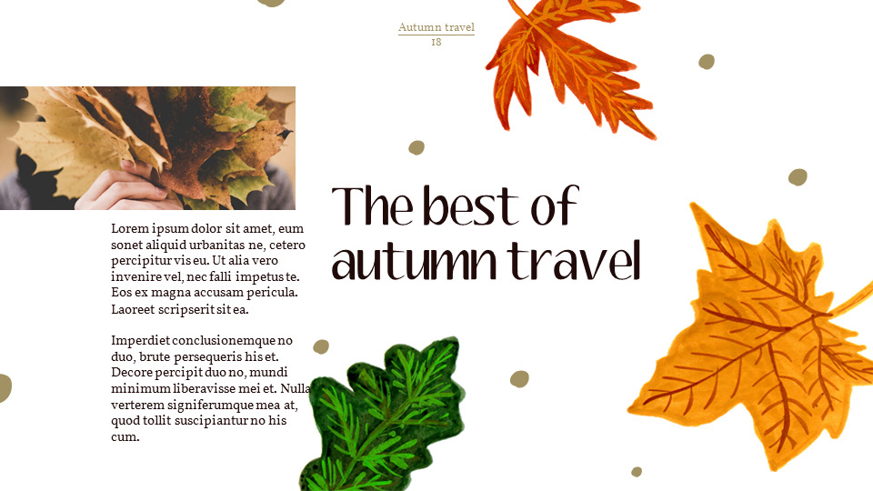 Autumn Travel Google Docs PowerPoint