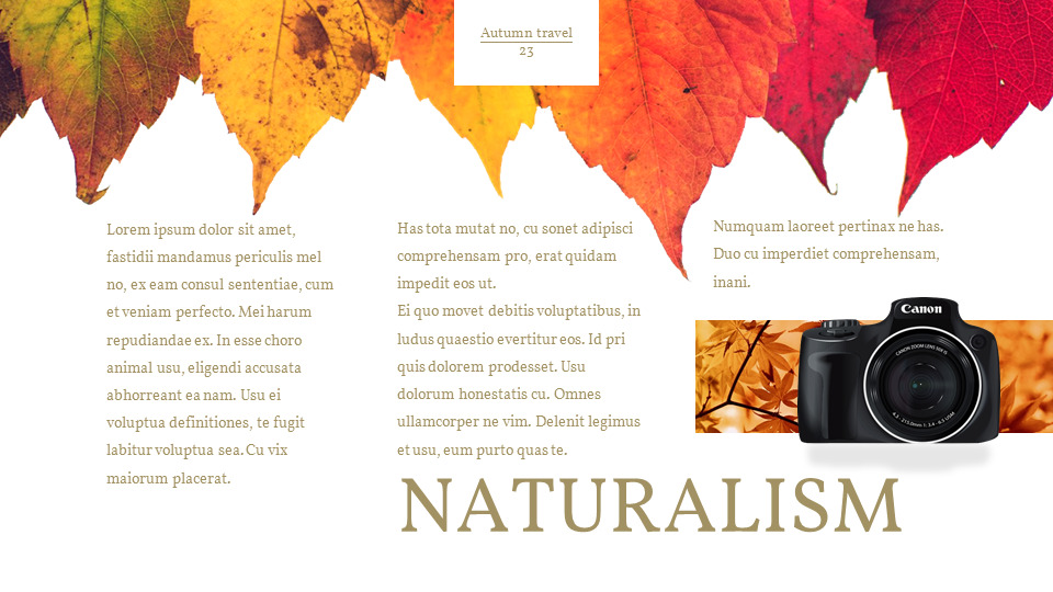 Autumn Travel Google Docs PowerPoint