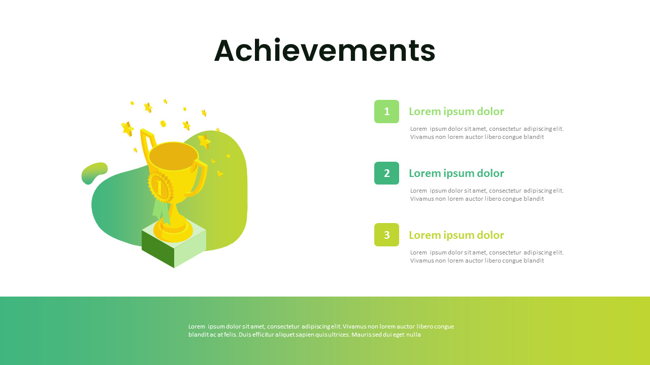 Achievements Page Slide