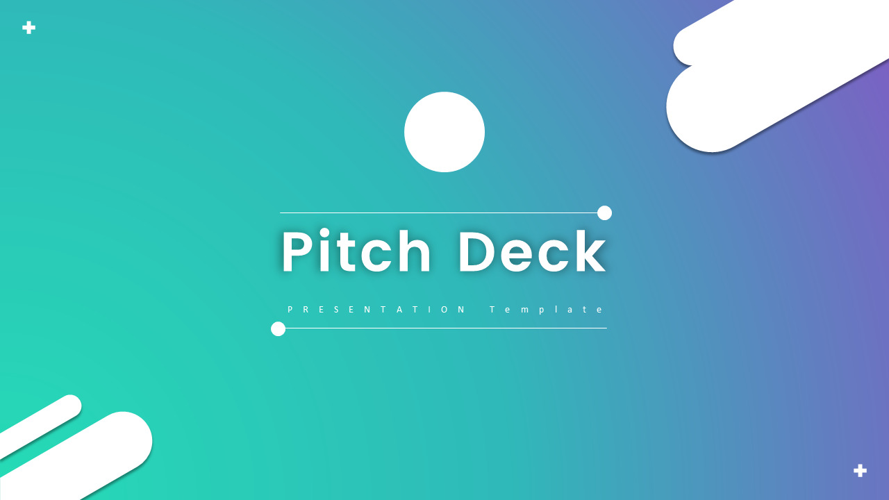 Cloud Service Cover Slide Deck Template