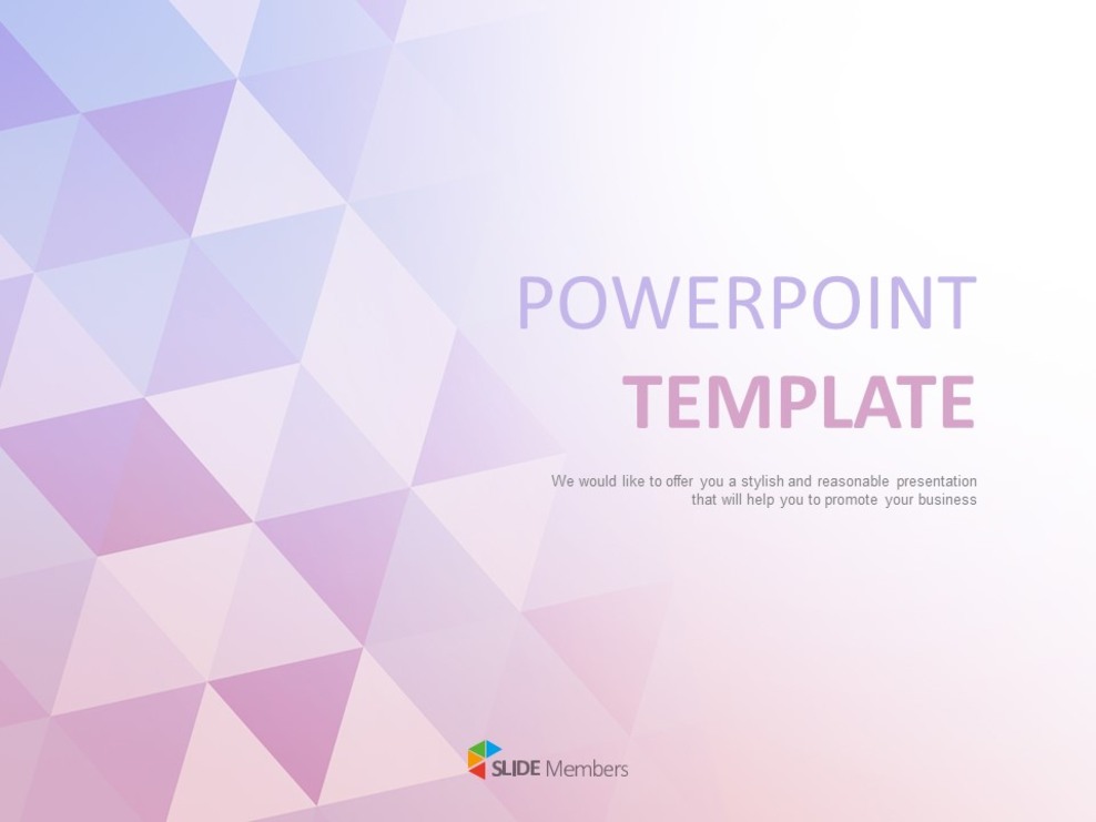 Free Design Template - Purple Pink and Blue Pastel Tone With Triangles_01