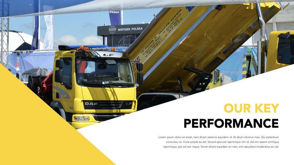 Heavy Equipment beautiful keynote templates