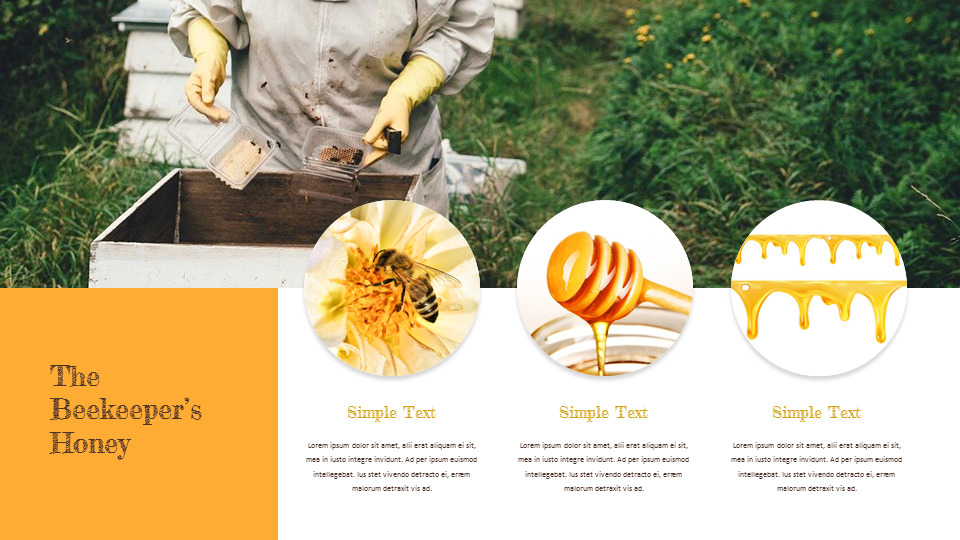 Benefits of Honey Easy Google Slides Template