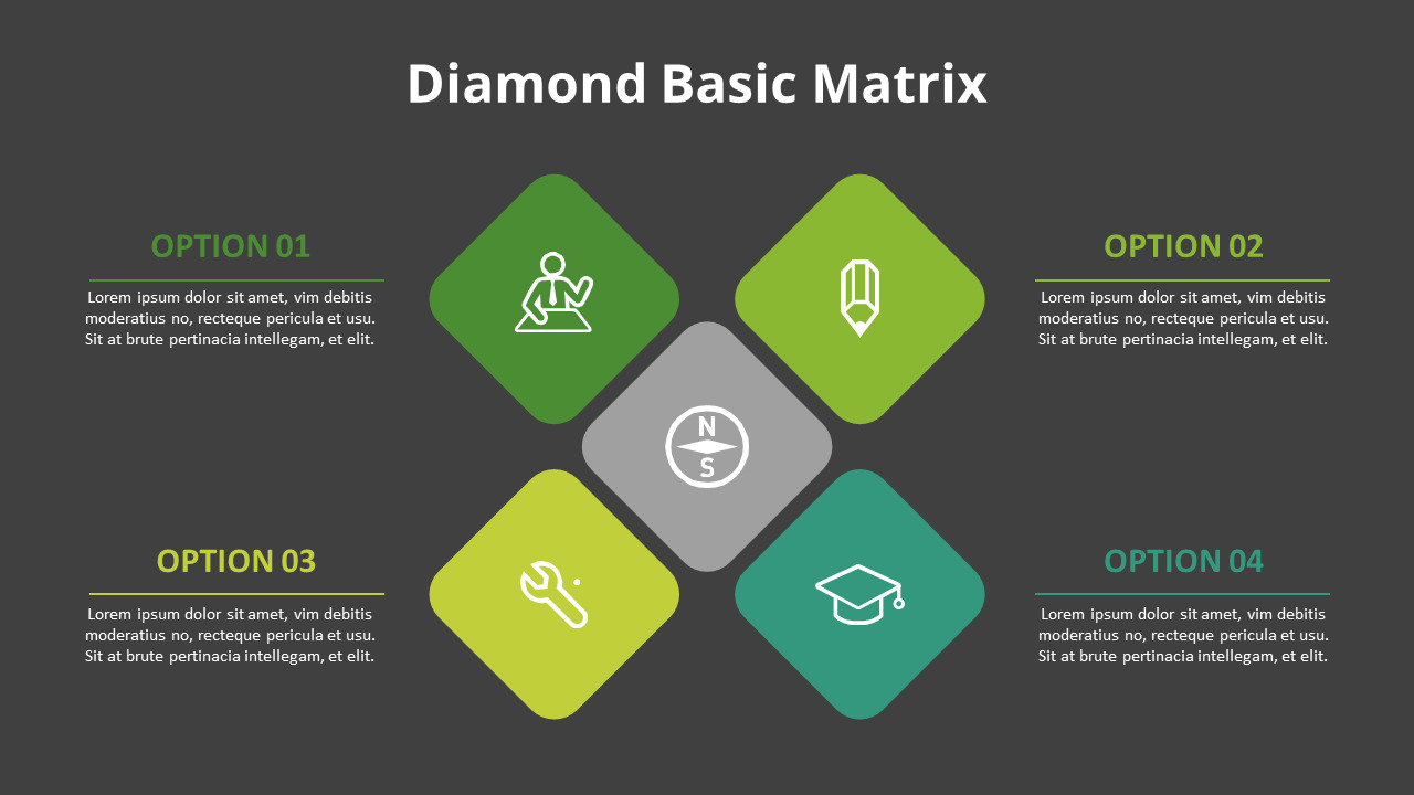 Cycle Matrix Infographic Diagram