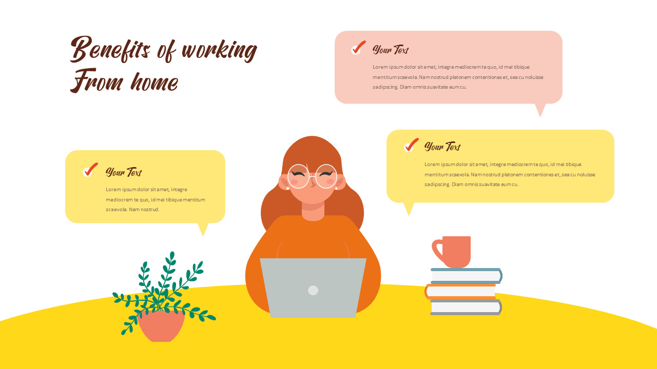 Working from Home Business plan PPT Templates