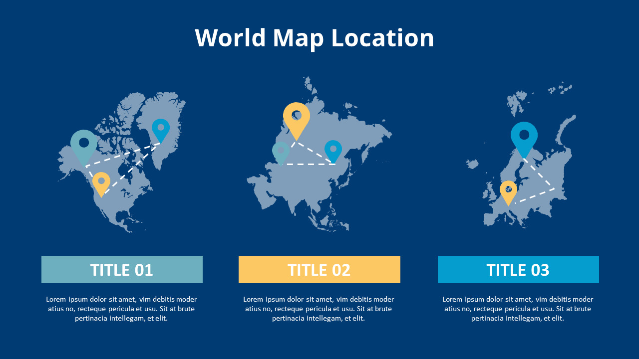 World Map Infographic Diagram