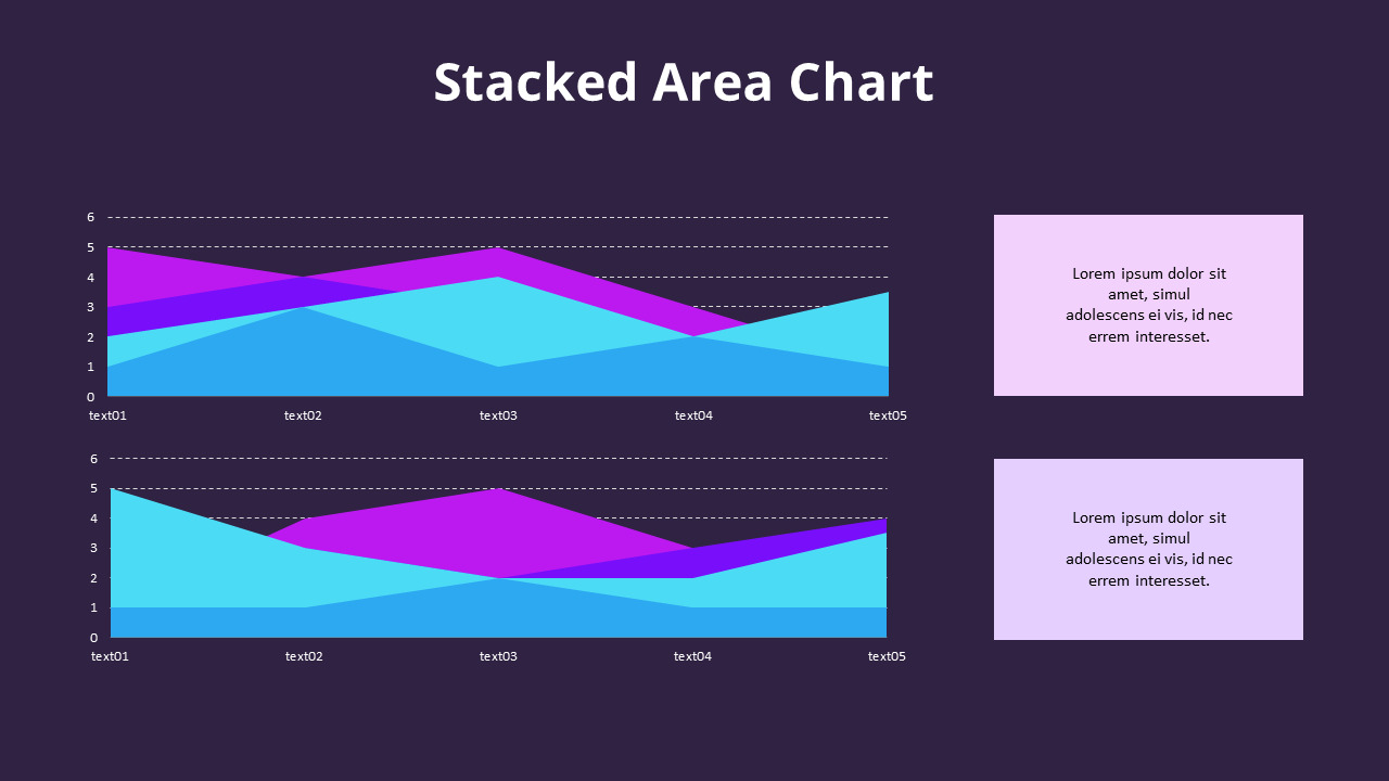 Stacked Area Chart PPT