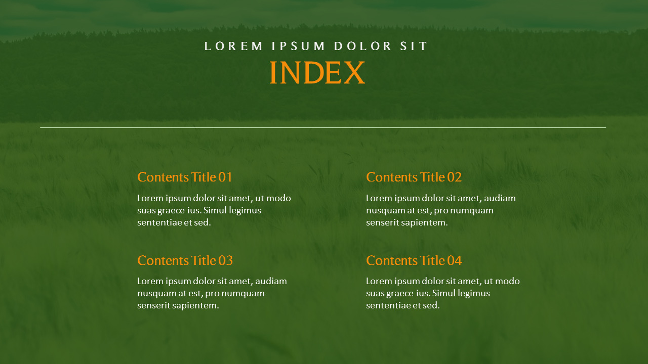 农业 优雅的ppt模板_02