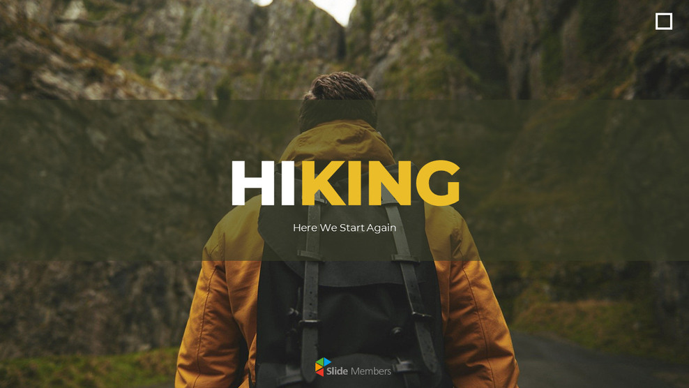 가을 하이킹 우아한 ppt 템플릿_01