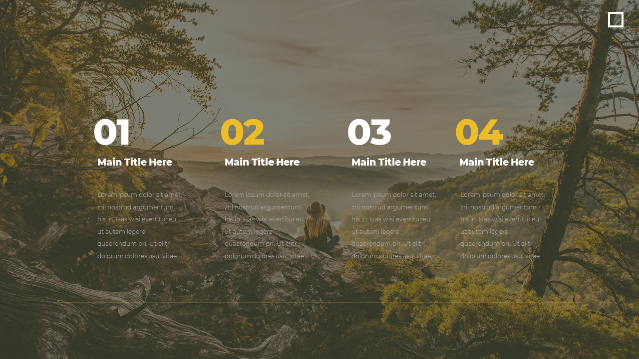 가을 하이킹 우아한 ppt 템플릿_02