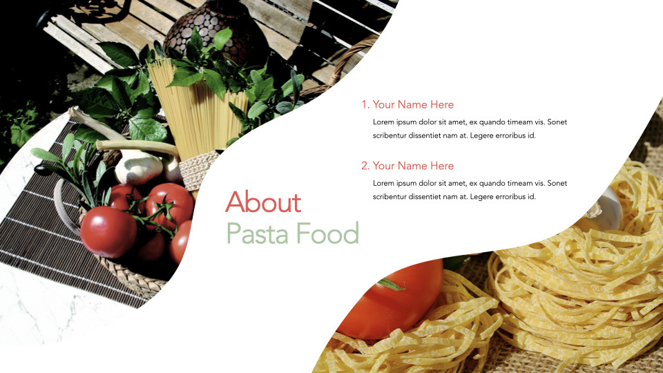 Italian Menu Powerpoint Italian Food Keynote to PPT|Business