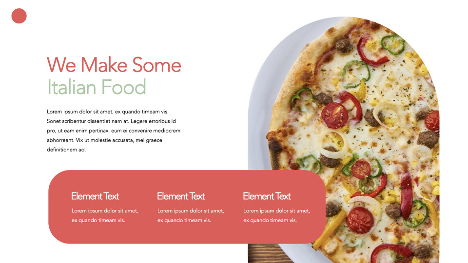 Italian Menu Powerpoint Italian Food Keynote to PPT|Business