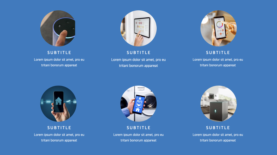 Smart Home company profile template