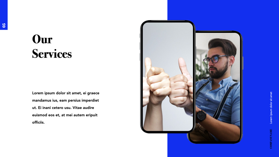 Simple Color Pitch Deck Template PowerPoint to Keynote