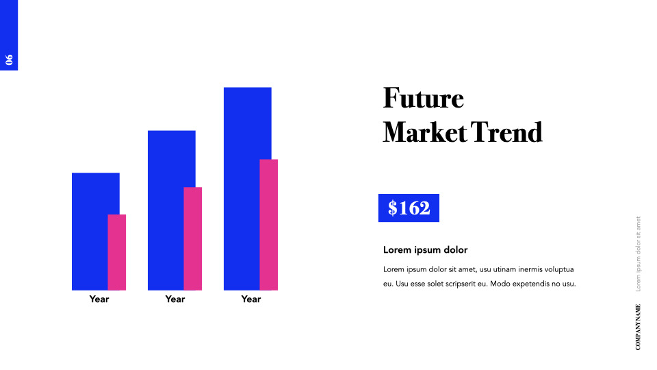Simple Color Pitch Deck Template PowerPoint to Keynote
