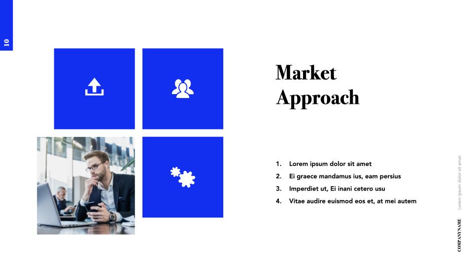 Simple Color Pitch Deck Template PowerPoint to Keynote