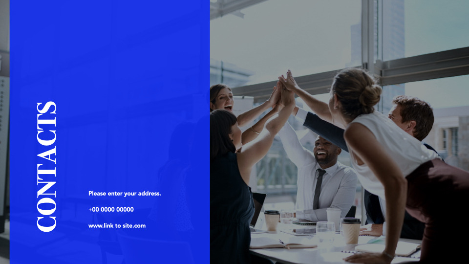 Simple Color Pitch Deck Template PowerPoint to Keynote