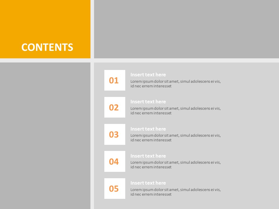 Free Design Template - Gray Orange Quadrangled Border_02