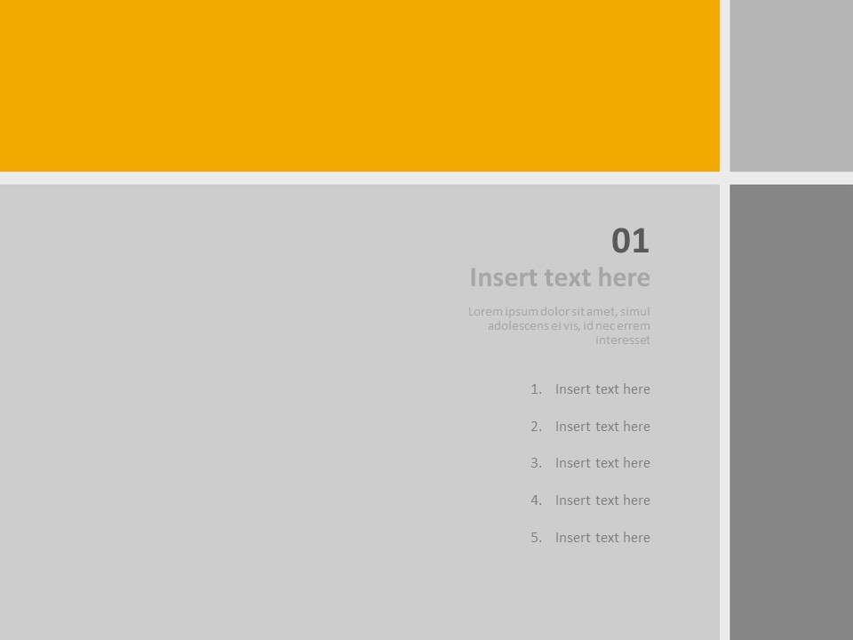 Free Design Template - Gray Orange Quadrangled Border_03