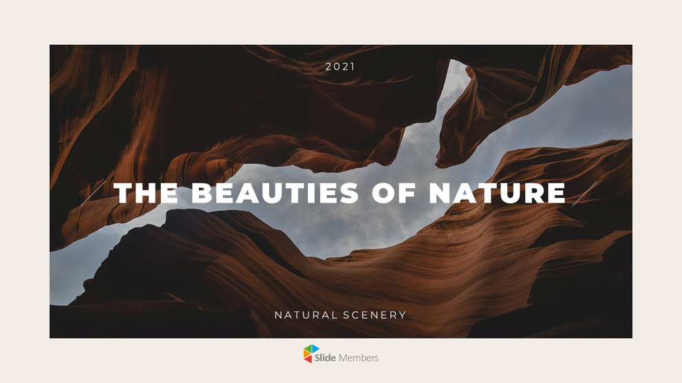 Les beautés de la nature Modèles PPT_01