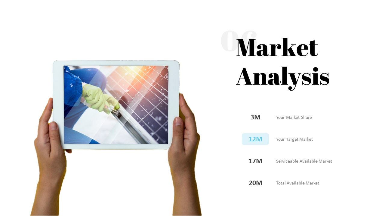 Market Analysis Slide Single