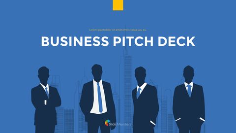Modern Business Pitch Deck Animated PowerPoint Background