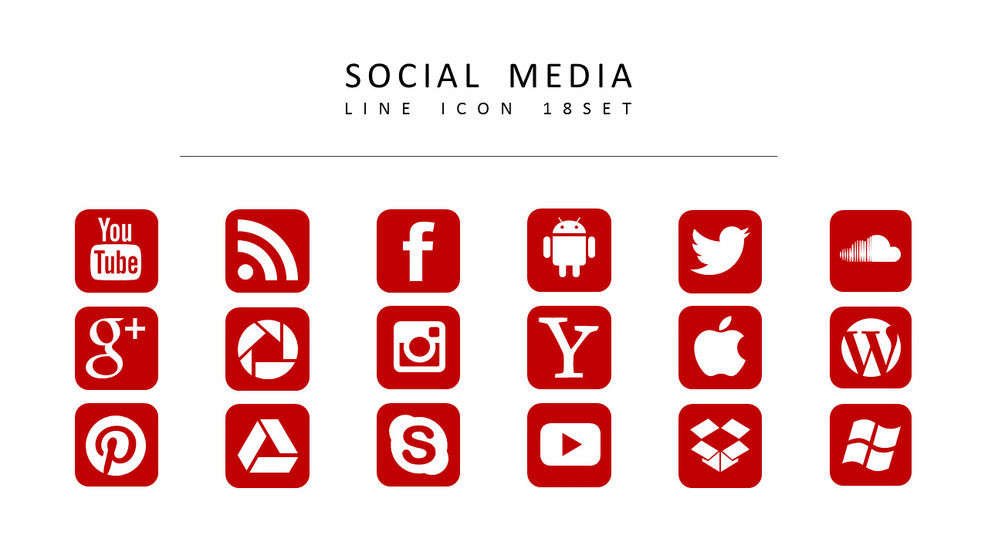 18社交媒体 矢量图像_01