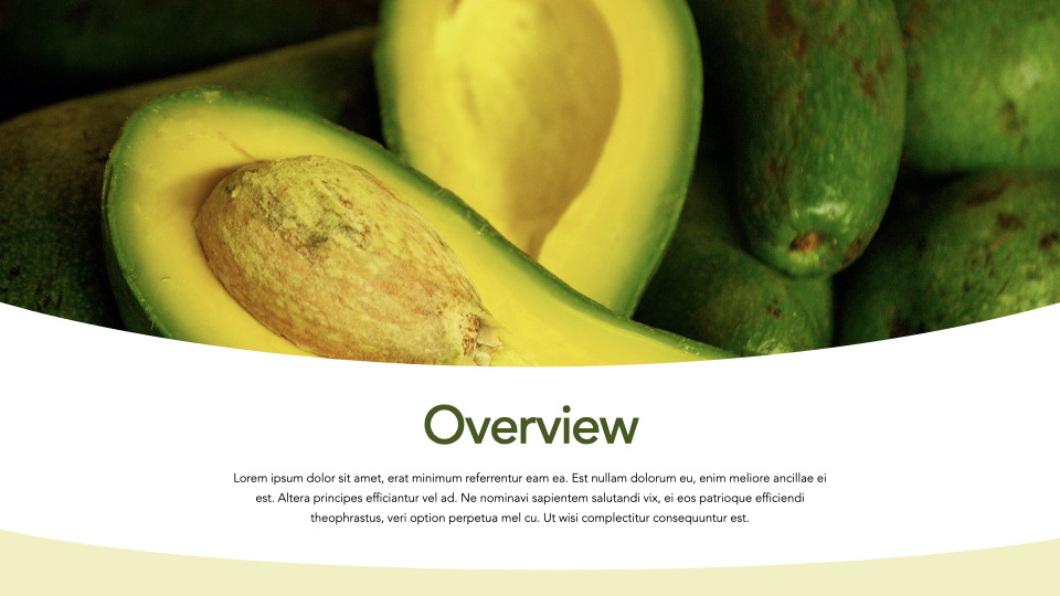 牛油果 主题演讲幻灯片_02