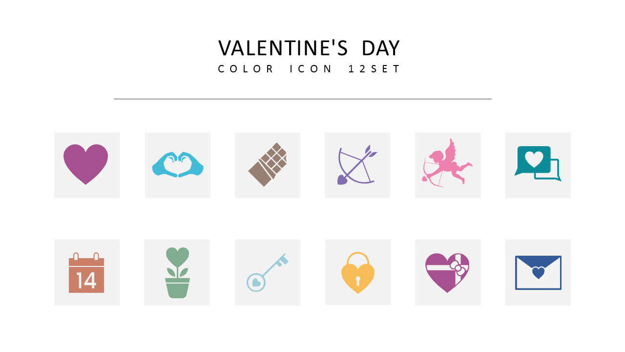 12バレンタインデー ベクターアート アイコン ダイアグラム 12バレンタインデー ベクターアート アイコン ダイアグラム