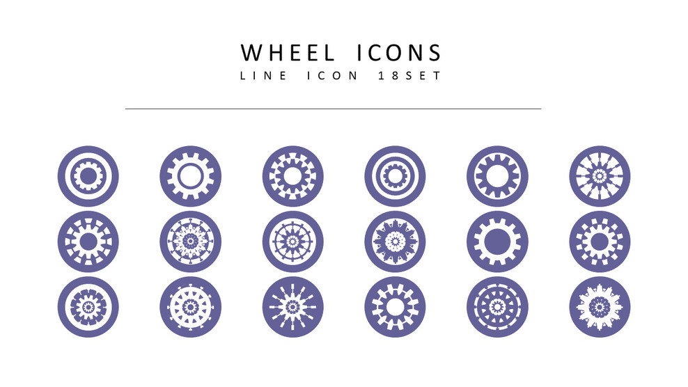 18 Wheel Vector Images_01