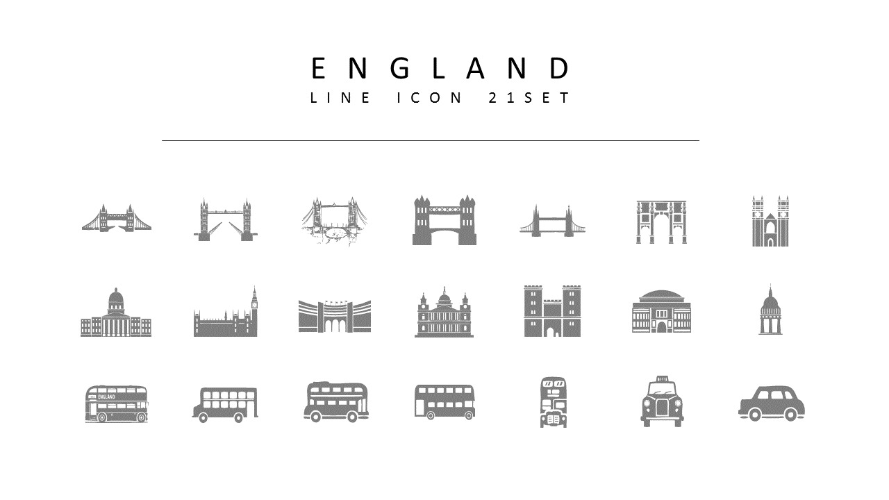 21英格兰图标|图表