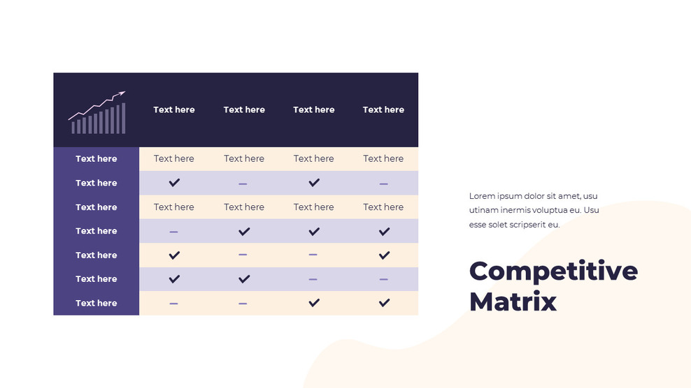 Matrice competitiva Sfondo PPT_01