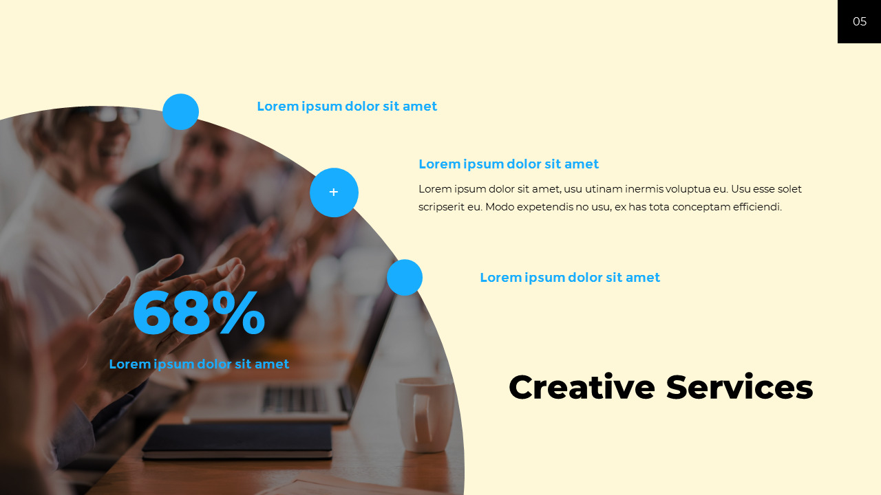 Creative Services Single Slide|Product,