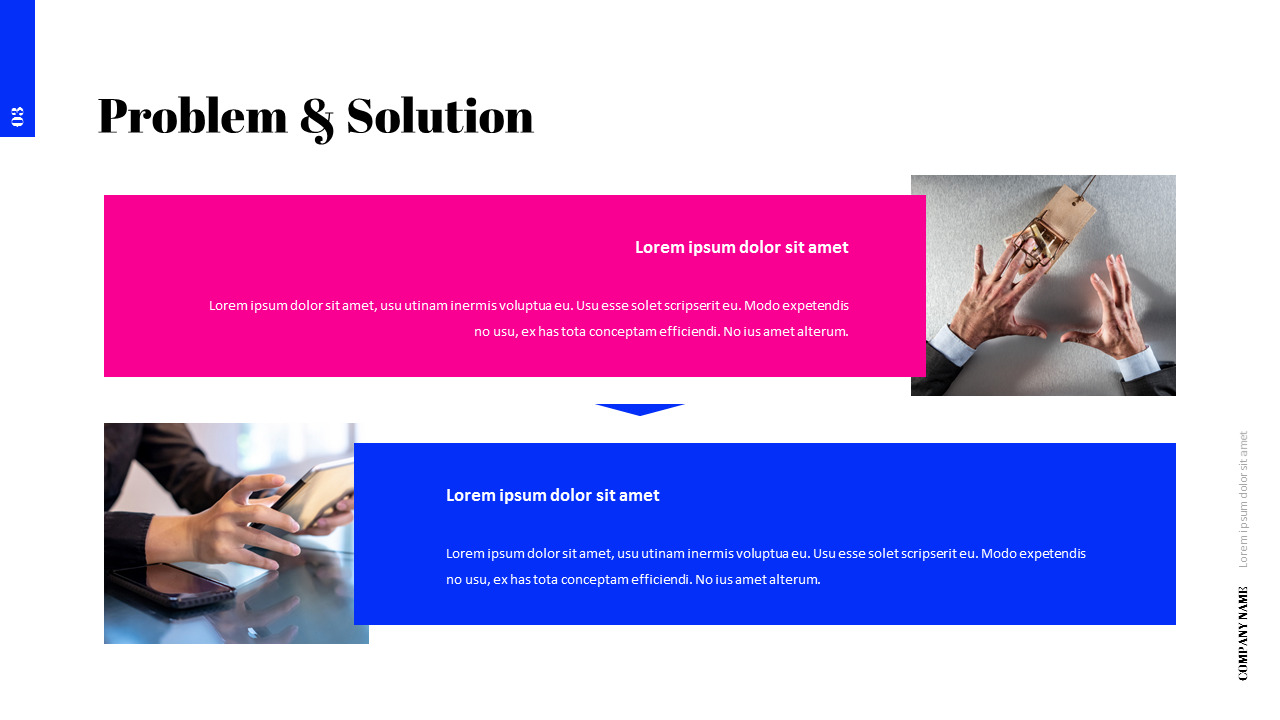 Problem Solution PowerPoint Slide Deck Single