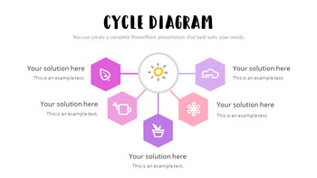 美しいピンクの花 スライドプレゼンテーション_21