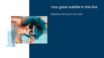 暑假 PowerPoint模板用于演示_27