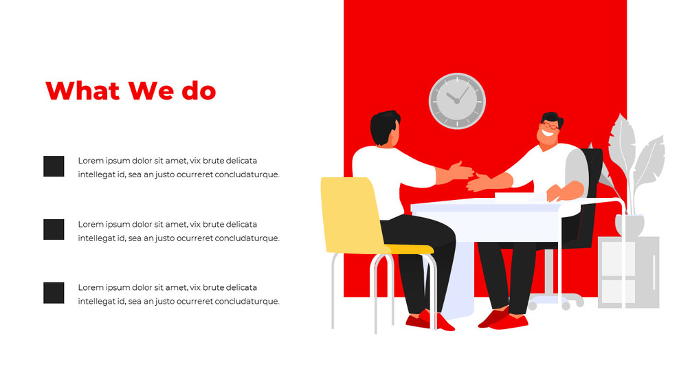 What We do PPT Slide DeckProduct, ServicesSingle