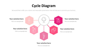 美しさ PowerPointのテンプレートマルチデザイン_12