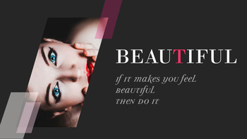 美しさ PowerPointのテンプレートマルチデザイン_24