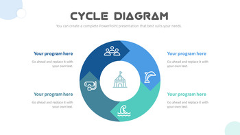 海豚 PowerPoint模板用于演示_21