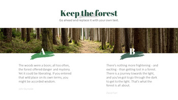 Forest PowerPoint Templates Multipurpose Design