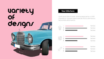 我的车 PowerPoint模板设计_08