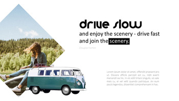 我的车 PowerPoint模板设计_12