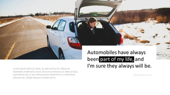 我的车 PowerPoint模板设计_13